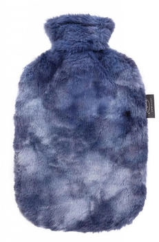 Fashy Wärmflasche mit Bezug Plüschbezug Blau 2l (67435-56)