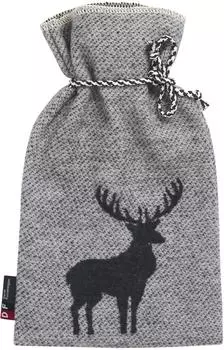 David Fussenegger Silvretta W&auml;rmflasche "Hirsch Struktur" Flanellbezug 2L
