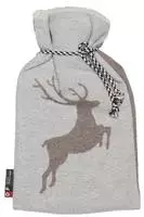 David Fussenegger W&auml;rmflasche 'Hirsch ' 2L 21 x 38 cm Filz
