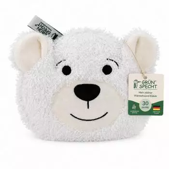 Grünspecht Wärmefreund Eisbär Kirschkernkissen für Kinder (373-V1)