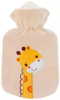 Sänger Wärmflasche Giraffe Zulu Velourbezug 0,8l (R81984)