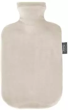 Fashy W&auml;rmflasche 2,0l mit Flauschbezug, beige