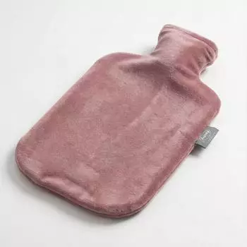 Fashy Wärmflasche mit Flauschbezug 2l, rosa (6712 36)