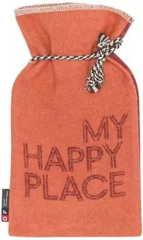 David Fussenegger Wärmflasche "My Happy Place" 2L, terracotta (9843/74)