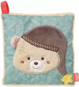 Fehn Baby Bär Kirschkernkissen, Wärme- und Kältekissen, 16x16cm