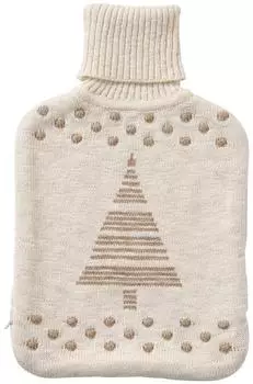Boltze Martje Wärmflaschenbezug, Baumwolle, beige