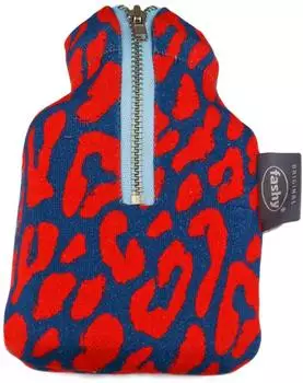Fashy Taschenwärmer 0,3L mit Leo-Bezug, koralle (65111 40)