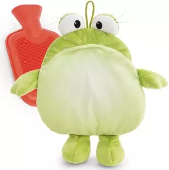 NICI Frowin Wärmflasche Frosch 300ml, 34cm, grün (62969)
