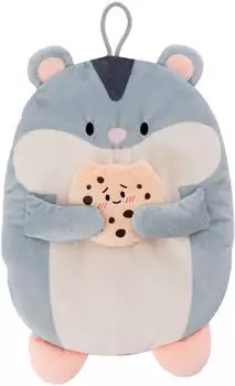 NICI Wärmflasche mymochi Hamster Shai mit Cookie 300 ml 30 cm 2in1 - Kuscheltier & Wärmflasche in einem