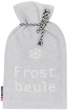 David Fussenegger Frostbeule Wärmflasche hellgrau 2L (SILVRETTA)