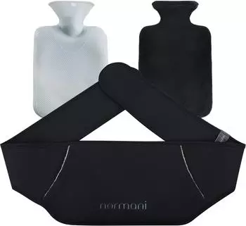 Normani Ninilchik Wärmflaschengürtel XXL 140x18cm, schwarz