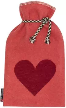 David Fussenegger SILVRETTA Wärmflasche "Herz" 2L, 21x38cm