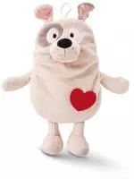 Nici W&auml;rmflasche "Winter, Hund 350 ml" 2in1 - weiches Kuscheltier &...