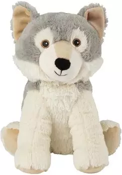 Greenlife Value Beddy Bear Wärmekuscheltier Wolf, Hirse-Lavendel-Füllung