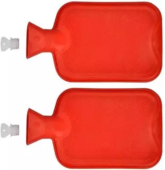 HAC24 Wärmflasche aus Gummi, 2L, 2er-Set (133995034)