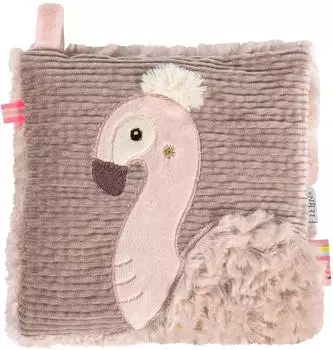 Fehn Kirschkernkissen Flamingo mit W&auml;rme-/K&auml;ltes&auml;ckchen, f&uuml;r Babys (00042450)