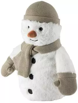 Warmies Beddy Bear Wärmekuscheltier Schneemann mit Lavendel-Korn-Füllung (1256)