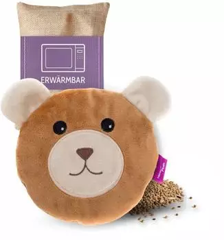 Habibi Plush Premium MIDI Deluxe Wärmekissen Bär, braun (1849)