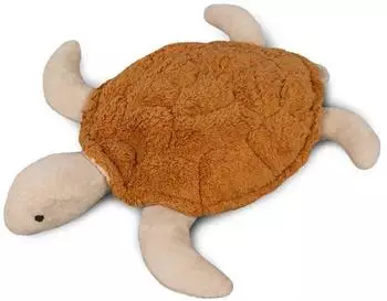 Senger Kuscheltier Schildkröte klein, messing, GOTS-zertifiziert, mit Wärmekissen