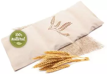 ZOLLNER Körnerkissen / Wärmekissen 20x53cm, 100% Baumwolle, beige (00000263-020053-015)