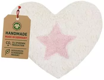 Efie Kirschkern-Wärmekissen Stern rosa kbA (organic) Made in Germany