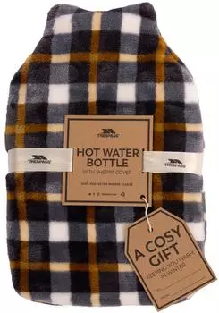 Trespass Hugme Wärmflasche mit Bezug, Honeybee Check, 2L (UUACMITR0042_HBC_EACH)