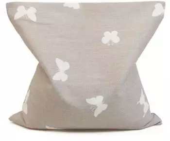 Grünspecht Rapssamen-Kissen 19x19cm, Schmetterlinge braun, 100% Baumwolle (107-V1)