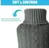 LuxusKollektion Wärmflasche 2L mit Strickbezug, dunkelgrau