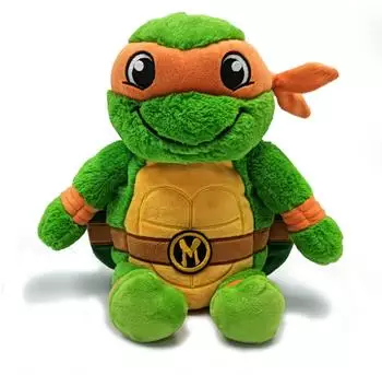 Warmies Michelangelo Teenage Mutant Ninja Turtles mikrowellengeeignetes Plüschtier, Lavendelduft