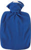 HUGO FROSCH 0412 Wärmflasche 100% Polyester 1,8l Klassik Fleece, blau