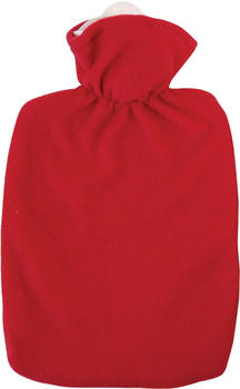 Hugo Frosch Wärmflasche Klassik Fleecebezug (1,8 L) rot