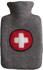 Hugo Frosch Wärmflasche Klassik Filzbezug (1,8 L) - Kreuz