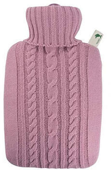 Hugo Frosch Hot water Warmer Classic Knitted pastel rose