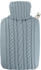 Hugo Frosch Hot water Warmer Classic Knitted pastel blue