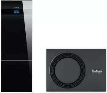 Buderus Logatherm WLW186i-5 AR T180 mit integriertem Warmwasserspeicher 180l, schwarz (7738602342)