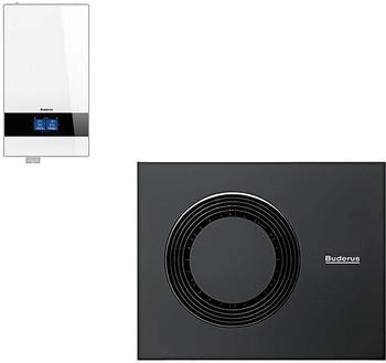Buderus Logaplus WLW186i-10 AR 12 E mit integriertem Heizstab, wei&szlig; (7739624146)