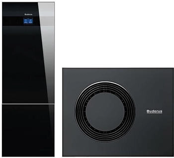 Buderus Logaplus WLW186i-10 AR T180 mit integriertem Heizstab, schwarz (7739624140)