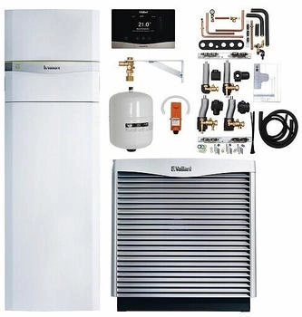 Vaillant Wärmepumpenpaket 4.6205 flexoCOMPACT exclusive VWF 88/4 mit VWL 11/4 SA und Regelung sensoCOMFORT VRC 720/3 (8000017318)