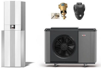 Wolf Wärmepumpen-Center-Paket CHC-Monoblock 07/300 inklusive CHA07/400V, Warmwasserspeicher, Bedienmodul + Zubehör (9146841W02)