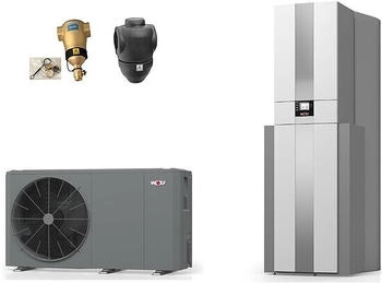 Wolf W&auml;rmepumpen-Center-Paket FHA-Monoblock 08/10 230V, inkl. Warmwasserspeicher 180l, Reihenpufferspeicher, Bedienmodul + Zubeh&ouml;r (9148163W01)