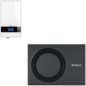 Buderus Logaplus WLW186i-5 AR 12 E mit integriertem Heizstab, weiß (7739624132)