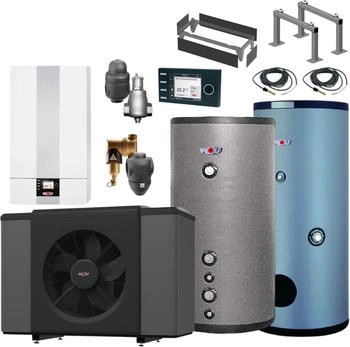 Wolf CHA Paket 16 kW inkl. 200 L Pufferspeicher und 360 L Warmwasserspeicher