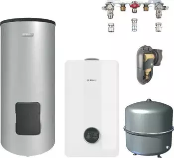 Bosch Compress Hybrid 5800iG Wärmepumpen-Hybridpaket 17 kW (7739624824)