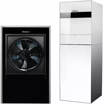 Buderus Logatherm WLW196i-11 IR T190 mit integriertem Warmwasserspeicher 190l, wei&szlig; (7739612816)