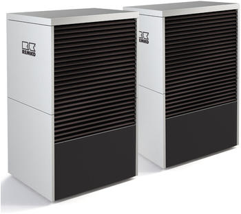 Remko Luft/Wasser-Wärmepumpe LWM 150 Duo Monoblock Set 2 x 10 kW Graphit