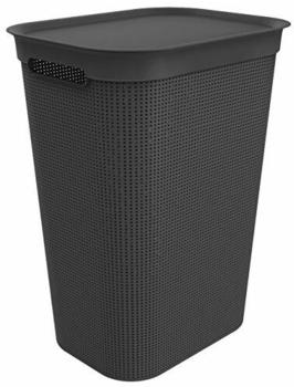 Rotho Wäschebox 50 Liter schwarz (1023508080)