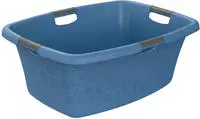 Rotho - W&auml;schewanne Flowers 50 L W&auml;schekorb W&auml;schesammler Griffe W&auml;sche Korb Box
