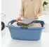 Rotho Wäschewanne Flowers 50 l horizon blue 1756806161 N06726