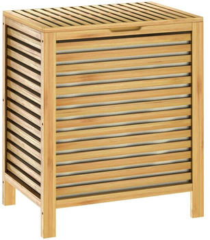Casaria W&auml;schekorb Bambus - braun Massivholz