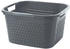 Rotho Wäschekorb Country Rattanoptik mit 2 Griffen 22L
